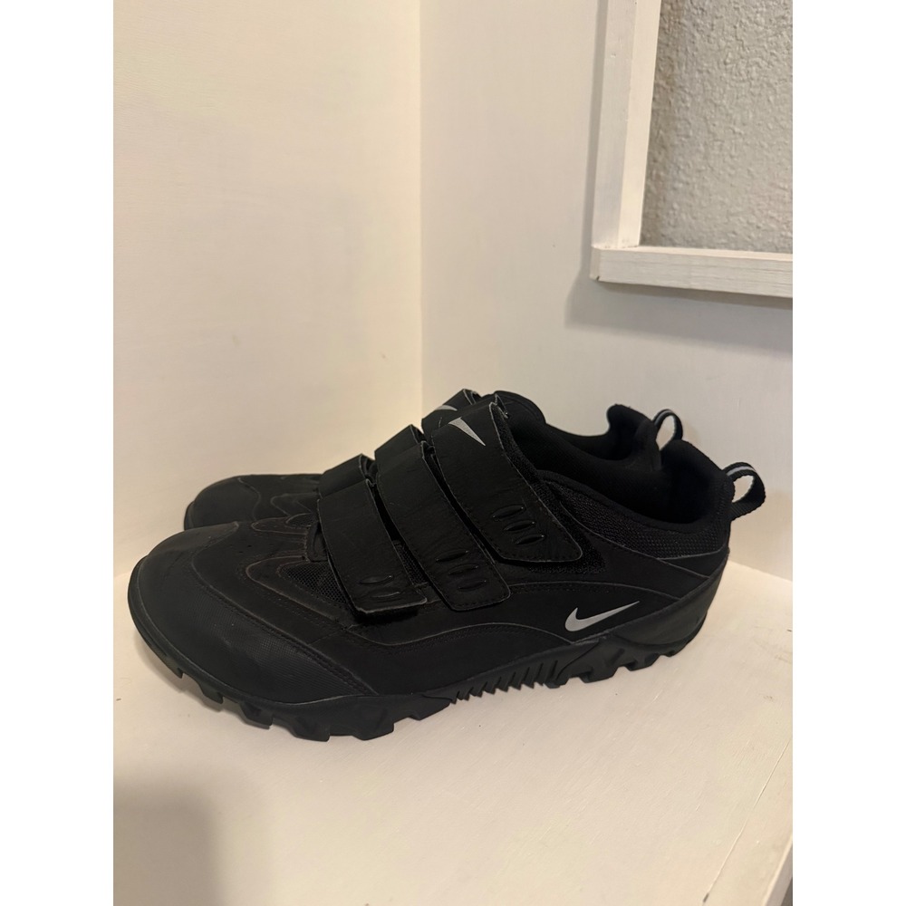 Nike Kato III Strap Cycling Shoes Black Flint Grey Mens 12 SPD Cleats 312577-002